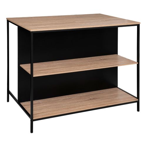 Ilot De Cuisine Métal Et Bois Aliaj 5five