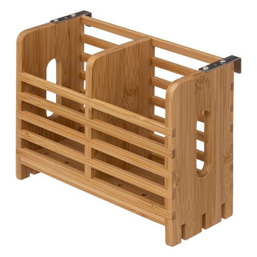 égouttoir 2 Niveaux Et Couverts Bambou