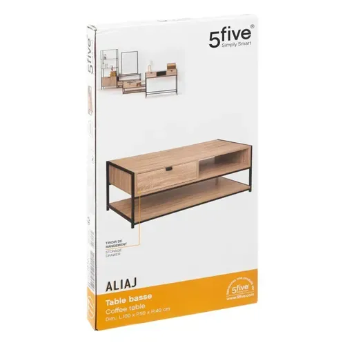Table Basse 1 Tiroir 1 Niche Aliaj 5five
