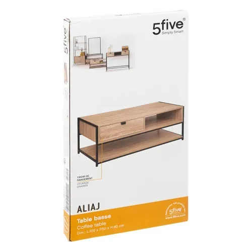 Table Basse 1 Tiroir 1 Niche Aliaj 5five