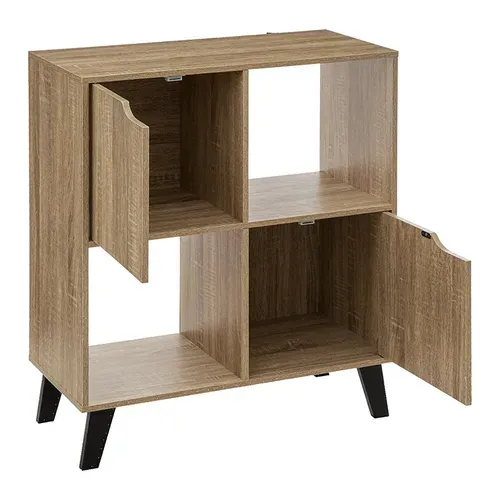 Etagère 4 cases CEDA Naturel vue d'ambiance 1