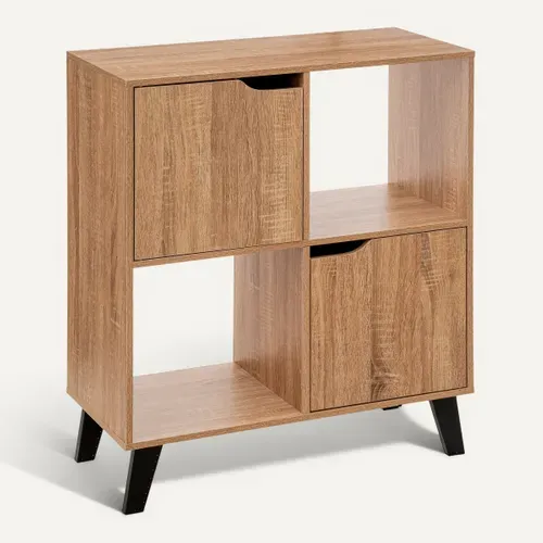 Etagère 4 cases CEDA Naturel vue 3/4