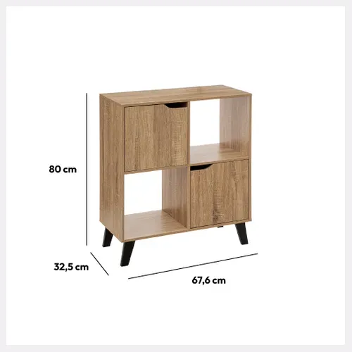Etagère 4 cases CEDA Naturel