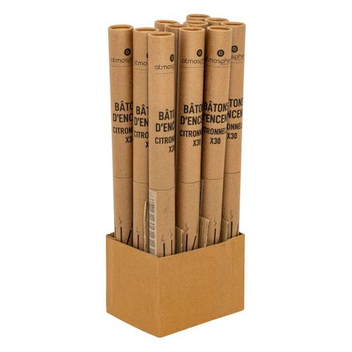 Lot De 30 Bâtons D'encens Citronnelle H50,5cm