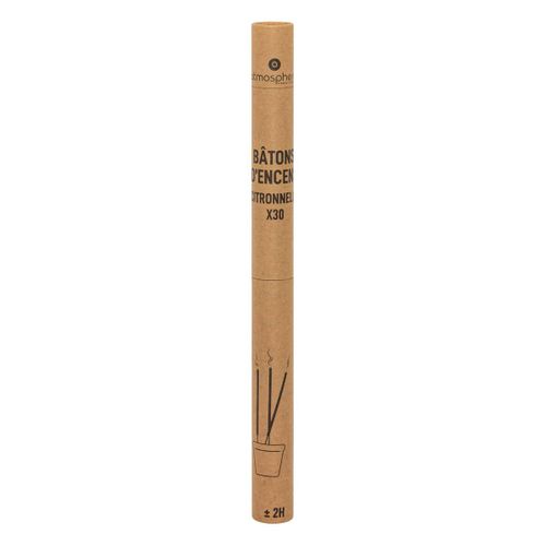 Lot De 30 Bâtons D'encens Citronnelle H50,5cm