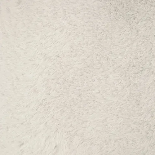 Pouf Et Coffre De Rangement En Bois Et Fourrure Blanche 76 X 38 Cm