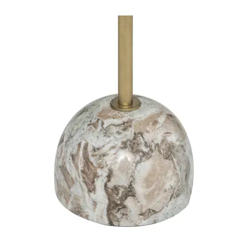 Table D'appoint Table à Café En Marbre Beige H 58 Cm