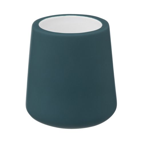 Brosse Wc Avec Support En Céramique Bleu Pétrole