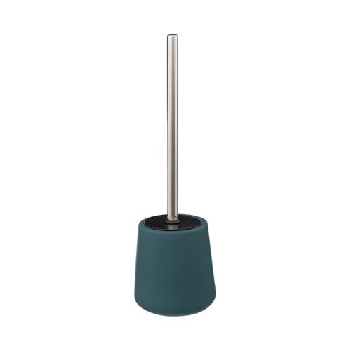 Brosse Wc Avec Support En Céramique Bleu Pétrole