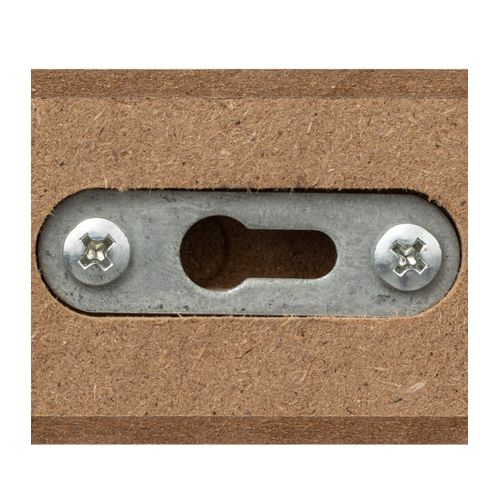 Étagère D'angle Murale Flottante Effet Chêne Naturel 25 X 25 Cm Fixations Invisibles