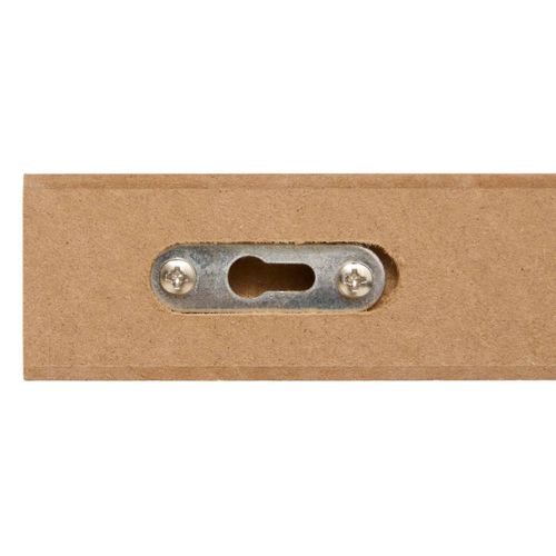 Étagère D'angle Murale Flottante Effet Chêne Naturel 25 X 25 Cm Fixations Invisibles