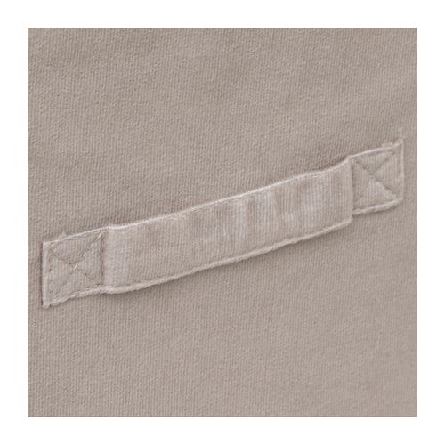 Boîte De Rangement En Velours Beige Lin 31 X 31 X 31 Cm