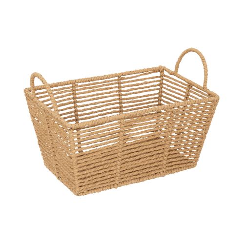 Lot De 2 Caisses De Rangement Beige L 35 Et L 30 Cm