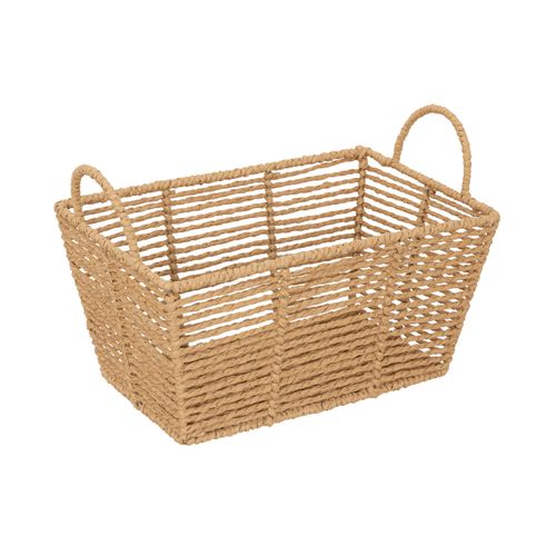 Lot De 2 Caisses De Rangement Beige L 35 Et L 30 Cm
