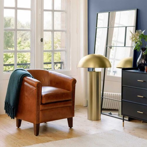 Lampe de sol champi H. 97 cm ULYSSE Dorée vue accessoires