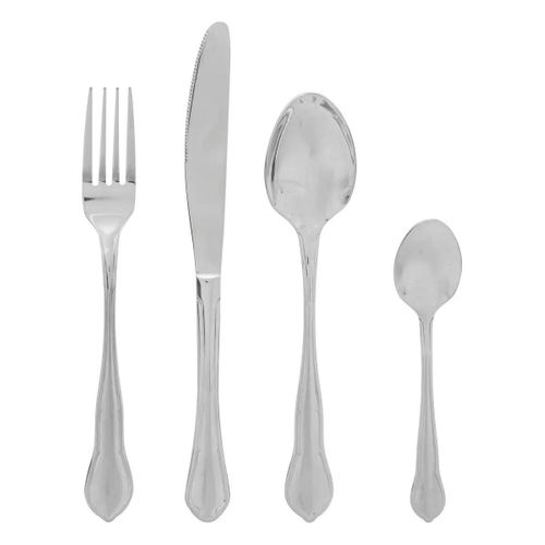 Ménagère 24 Pièces Inox "tradition" 27cm Argent