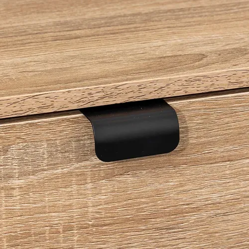 Range Chaussures 3 tiroirs ALIAJ Naturel / Noir