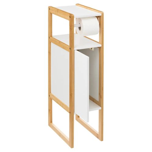 Meuble Dérouleur Wc 1 Porte Blanc Natureo - Blanc