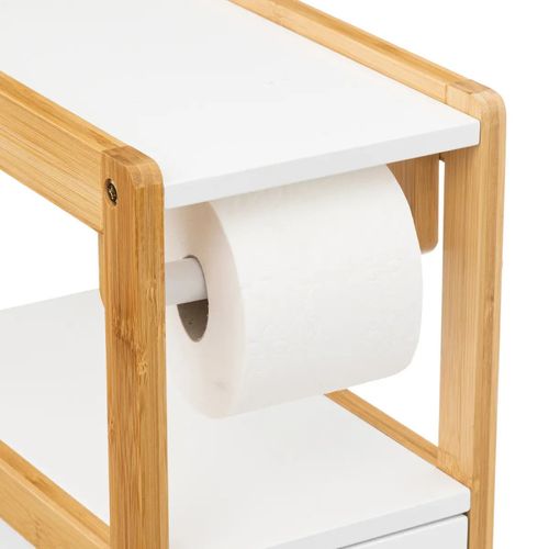 Meuble Dérouleur Wc 1 Porte Blanc Natureo - Blanc