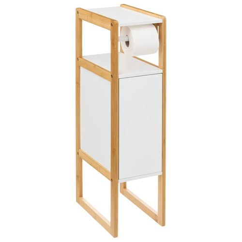 Meuble Dérouleur Wc 1 Porte Blanc Natureo - Blanc