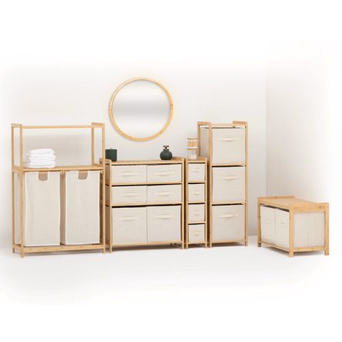 Tour 4 tiroirs TIDY Naturel / Beige