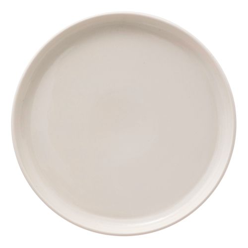 Assiette plate Ø. 27 cm NORA Blanc vue 3/4