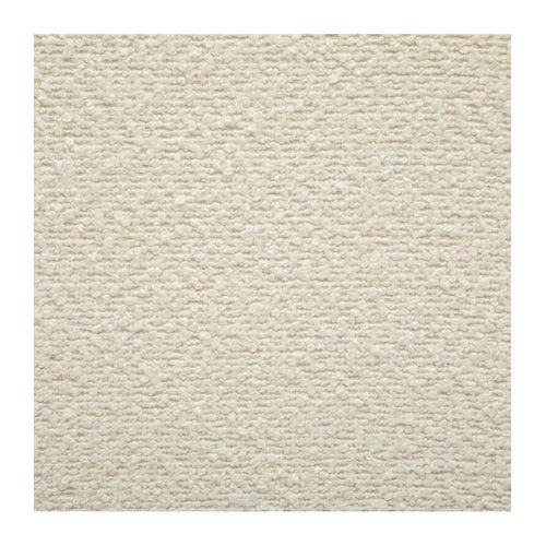 Pouf En Tissu à Bouclettes Blanc 41 X H 43 Cm