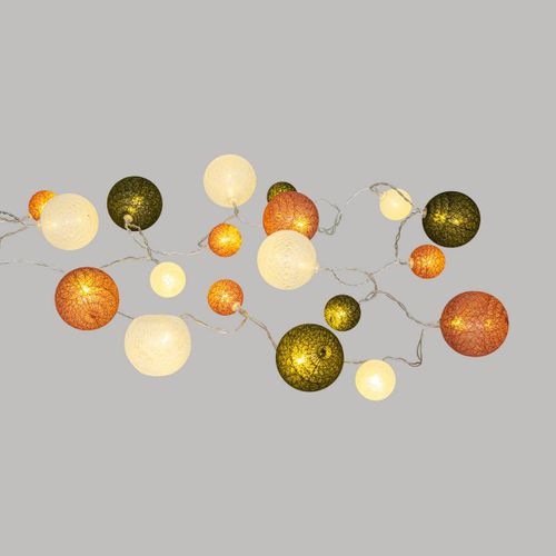 Guirlande LED En Coton L340cm