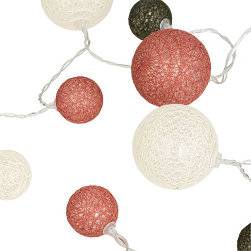 Guirlande LED En Coton L340cm