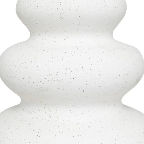 Vase céramique sablée H. 20 cm OLME Blanc