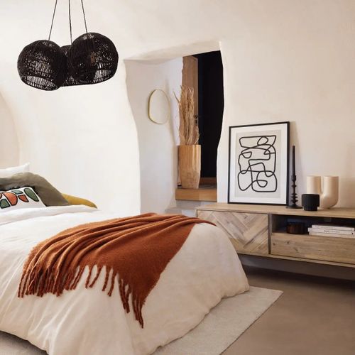 Miroir "roman" En Bois H39cm Doré