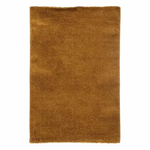 Tapis En Jute 100x150cm Jaune Ocre