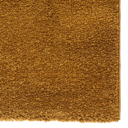 Tapis En Jute 100x150cm Jaune Ocre