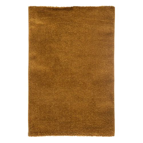Tapis En Jute 100x150cm Jaune Ocre
