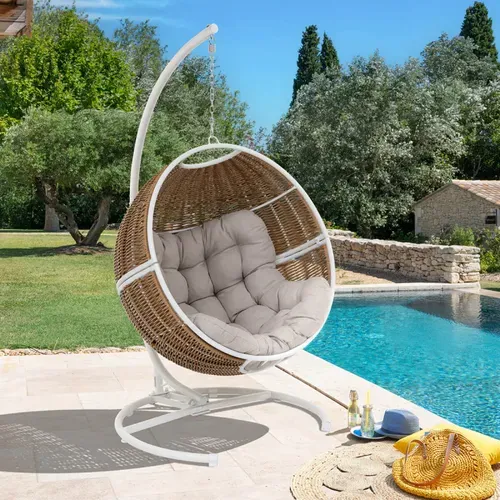 Pied Pour Fauteuil Suspendu Panao Blanc Hespéride