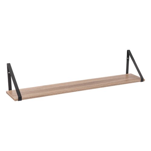 Etagère 78 cm ALIAJ Naturel / Noir vue de face