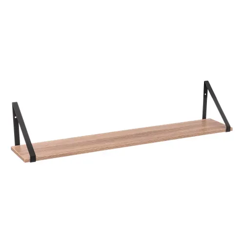 Etagère 78 cm ALIAJ Naturel / Noir vue 3/4