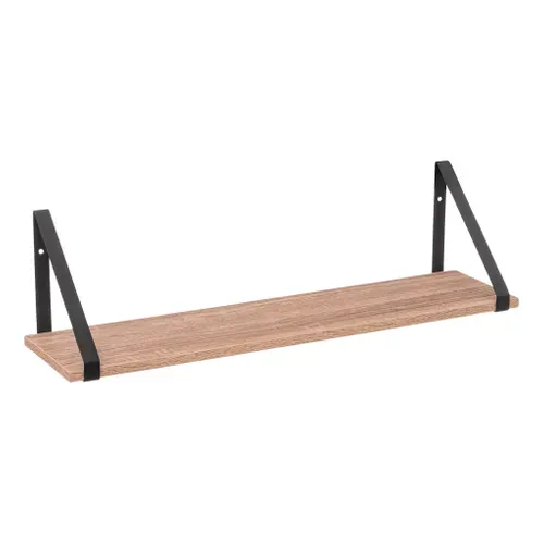 Etagère 58 cm ALIAJ Naturel / Noir vue 3/4