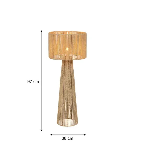 Lampe de sol H. 97 cm ADRIA Naturel