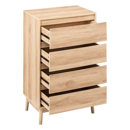 Commode 4 Tiroirs Abana Naturel 5five