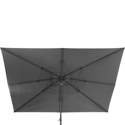 Parasol Décentré Melhia 4x3 M Oléfine Anthracite Hespéride