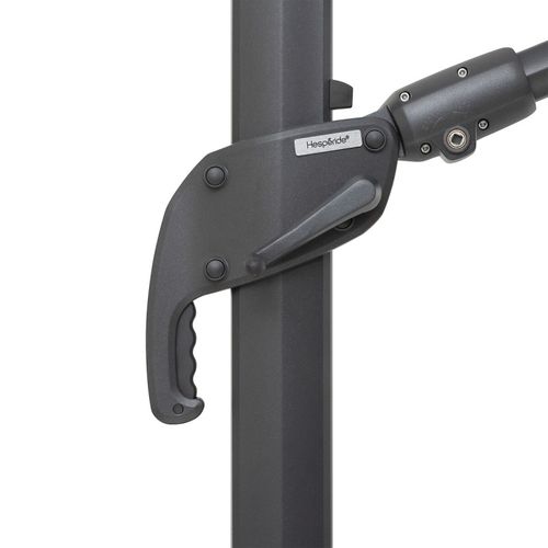 Parasol Décentré Melhia 4x3 M Oléfine Anthracite Hespéride