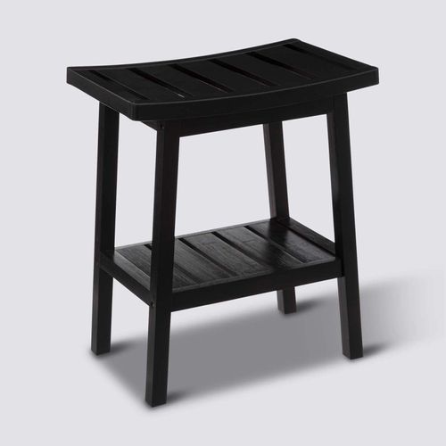 Tabouret En Bambou Noir Green Harmony - Noir