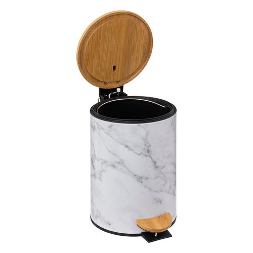 Poubelle salle de bain 3L LEA Blanc