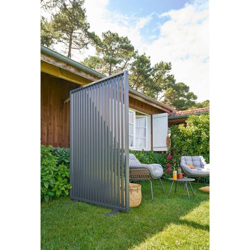 Brise Vue 120 Cm Zupta Aluminium Graphite Hespéride