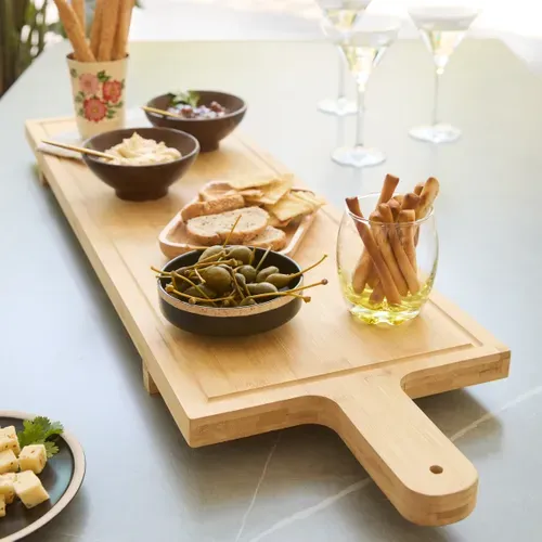 Planche en bambou  Naturel vue d'ambiance 1