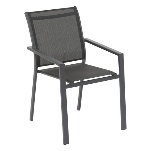 Fauteuil Repas Essentia Anthracite/graphite Hespéride