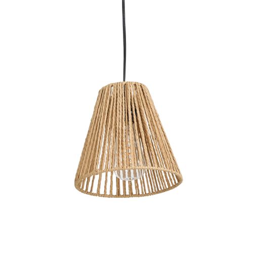 Suspension 3 lumières L. 65 cm GIADA Beige vue détaillée