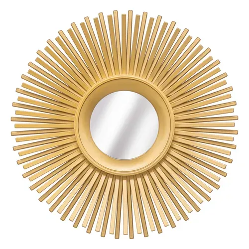 Lot de 3 miroirs D. 25 cm AMED Doré