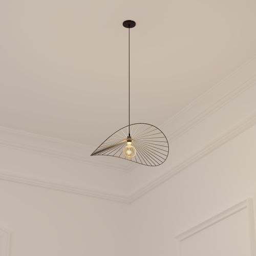Suspension Métal 58 Cm Noir Adelia - Noir